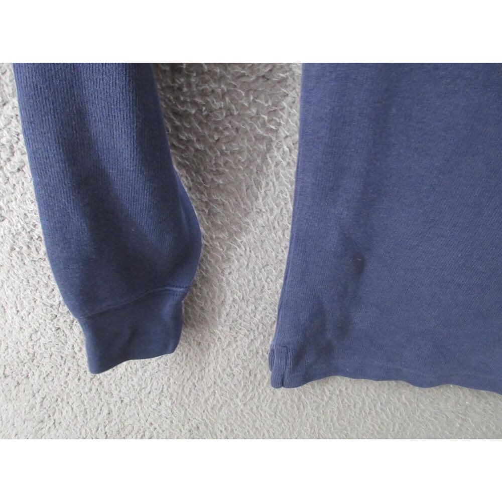 Polo Ralph Lauren Boy's Medium 1/4 Zip Sweatshirt Navy Blue - Picture 10 of 13